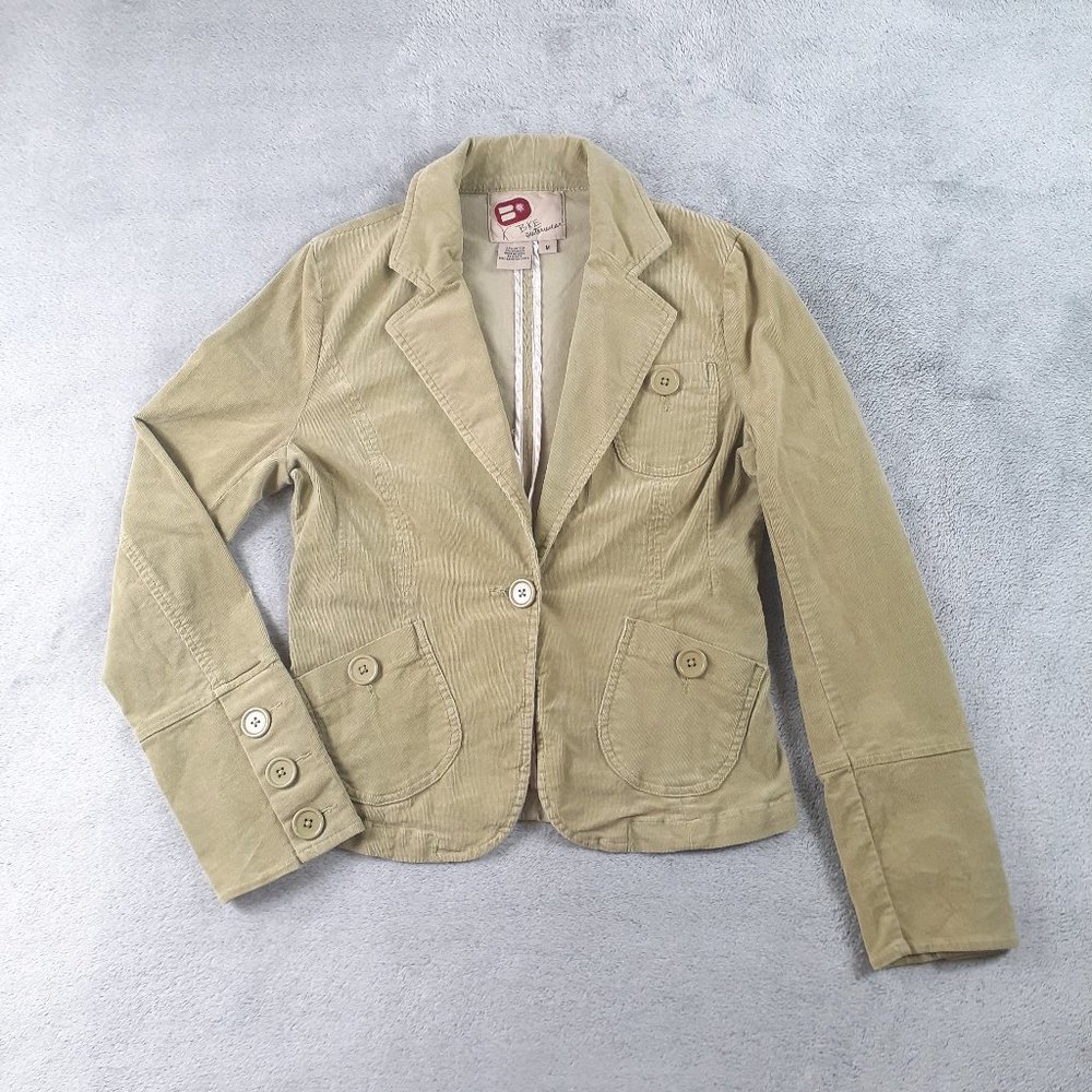 BKE Outerwear Corduroy Blazer Jacket Buttons M